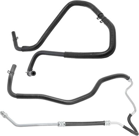 A-Premium Power Touring Hose Hose Line Assembly متوافق مع Ford F-250 Super Duty F-350 Super Duty 2005-2006 2-PC in Saudi Arabia