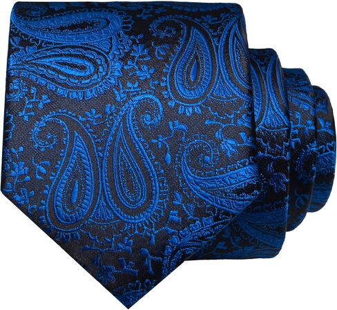 RBOCOTT Mens Paisley Tie for Business and Wedding in Saudi Arabia