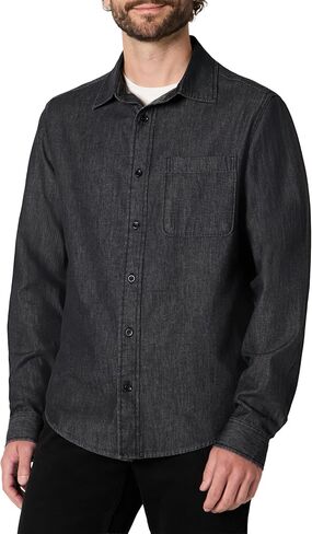 Amazon Essentials Men's Regular-Fit Long-Sleeve Button-Down Denim Shirt in Saudi Arabia