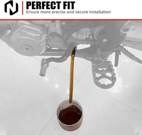 NICECNC Orange Oil Change Drain Tool Compatible with KTM SX/SX-F/EXC/EXC-F/XC/XC-F/XC-W/TPI/SIX Days 125-530 1998-2024 Compatible with Husaberg 125-501 FE/FX/TE 2009-2014 See Fitment in Saudi Arabia