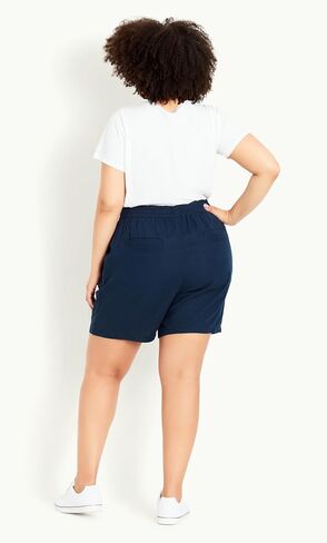 EVANS Women's Plus Size Short Linen Visc in Saudi Arabia