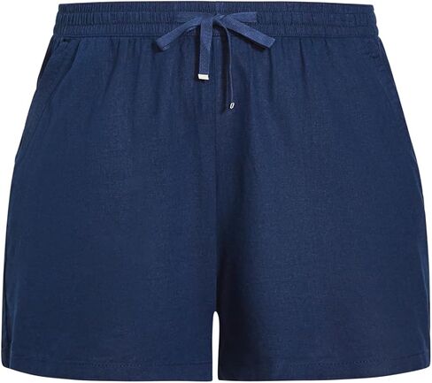 EVANS Women's Plus Size Short Linen Visc in Saudi Arabia