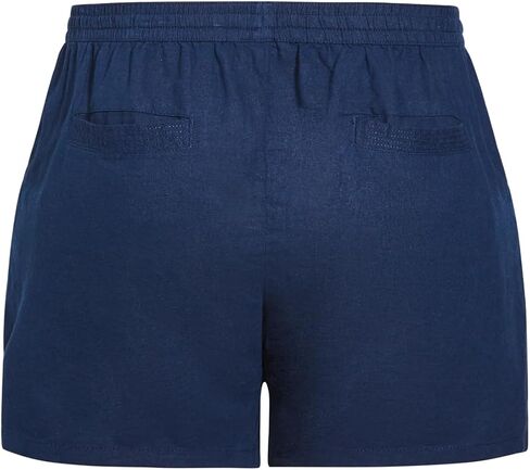 EVANS Women's Plus Size Short Linen Visc in Saudi Arabia