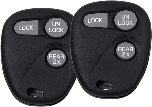 2 Pack 3 buttons Remote Control Car Key Fob 1997-1998 For Buick Century 3.1L 16245100-29, ABO1502T, 16207901-5 in Saudi Arabia