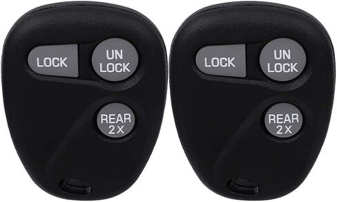 2 Pack 3 buttons Remote Control Car Key Fob 1997-1998 For Buick Century 3.1L 16245100-29, ABO1502T, 16207901-5 in Saudi Arabia