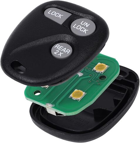 2 Pack 3 buttons Remote Control Car Key Fob 1997-1998 For Buick Century 3.1L 16245100-29, ABO1502T, 16207901-5 in Saudi Arabia