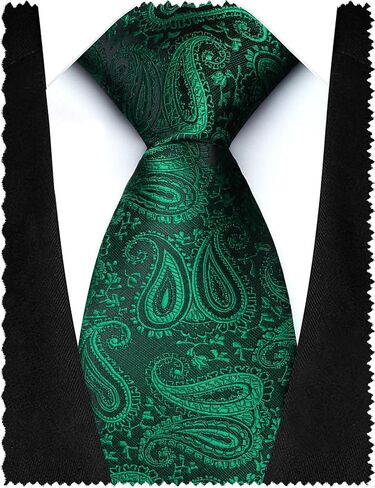 RBOCOTT Mens Paisley Tie for Business and Wedding in Saudi Arabia