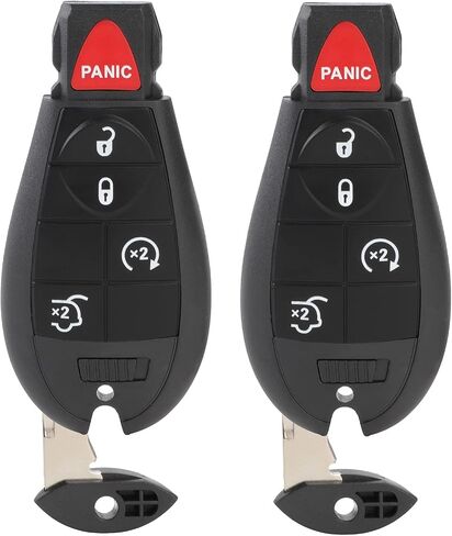 2 Pack 5 Buttons Control Care Key FOB 2008-2010 FIT for Jeep Commander 3.7L ، 2008-2010 FIT for Jeep Commander 4.7L M3N5WY783X ، IYZC01C ، 68066849،68043590AC ، IYZ-C01C ، 68066849AD in Saudi Arabia