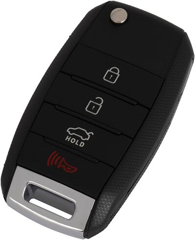 2 Pack 4 buttons Remote Control Car Key Fob 2014-2017 Fit for Kia Rio 1.6L,2013-2015 Fit for Kia Sorento 2.4L TQ8-RKE-3F05,954301W003 in Saudi Arabia