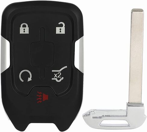 1 Pack 5 Buttons Control Care Key FOB 2020 FIT for GMC Acadia 2.0L ، 2017-2020 FIT for GMC Acadia 2.5L HYQ1AA ، 13584502،2AOKM-G1AA in Saudi Arabia