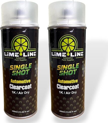 LiME LiNE 1K High Gloss Clear Coat Automotive Spray Paint/Aerosol, Fast Drying, Acrylic Urethane Clearcoat (Pack of 1) in Saudi Arabia