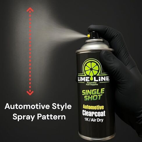 LiME LiNE 1K High Gloss Clear Coat Automotive Spray Paint/Aerosol, Fast Drying, Acrylic Urethane Clearcoat (Pack of 1) in Saudi Arabia