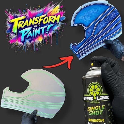 LiME LiNE 1K High Gloss Clear Coat Automotive Spray Paint/Aerosol, Fast Drying, Acrylic Urethane Clearcoat (Pack of 1) in Saudi Arabia