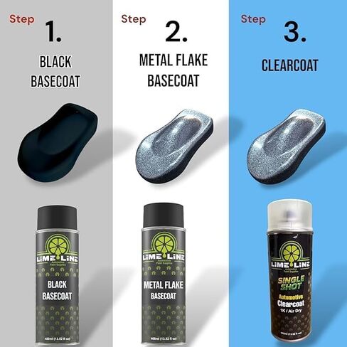 LiME LiNE 1K High Gloss Clear Coat Automotive Spray Paint/Aerosol, Fast Drying, Acrylic Urethane Clearcoat (Pack of 1) in Saudi Arabia