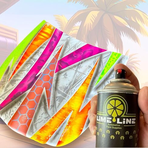 LiME LiNE 1K High Gloss Clear Coat Automotive Spray Paint/Aerosol, Fast Drying, Acrylic Urethane Clearcoat (Pack of 1) in Saudi Arabia