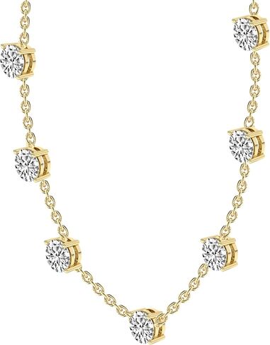 FRIENDLY DIAMONDS Lab Grown Diamond Fashion Necklace IGI Certified | 0.50-5 Carat | 14K White, Yellow, Rose Gold Or Platinum FG-VS Quality in Saudi Arabia