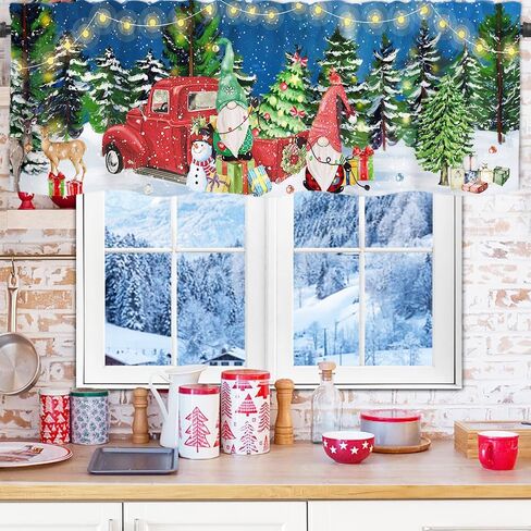 Nialnant Halloween Kitchen Valances for Windows 54'' W x 18'' L, Skull Valances for Windows, Black Kitchen Curtains Valance, Rod Pocket Halloween Window Valance for Kitchen, 1 Panel in Saudi Arabia