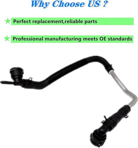 HVAC Heater Hose Kit for 2018-2024 Jeep Wrangler 2.0L, Heater Supply Pipe and Tube Replacement, Replaces 68280784AB in Saudi Arabia