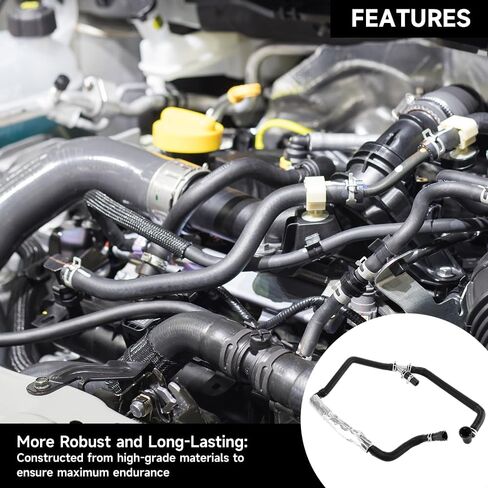 Engine Heater Hose Assembly BL3Z18472J for Ford F-150 3.5L V6 - Gas 2011-2014 Replacement Rubber Coolant Hose Direct Fit HVAC Heater Outlet Pipe in Saudi Arabia