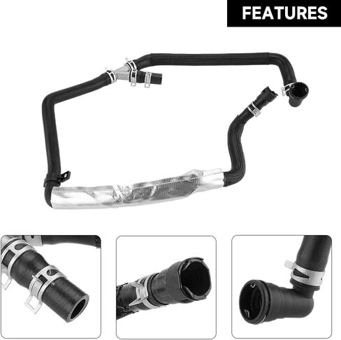 Engine Heater Hose Assembly BL3Z18472J for Ford F-150 3.5L V6 - Gas 2011-2014 Replacement Rubber Coolant Hose Direct Fit HVAC Heater Outlet Pipe in Saudi Arabia