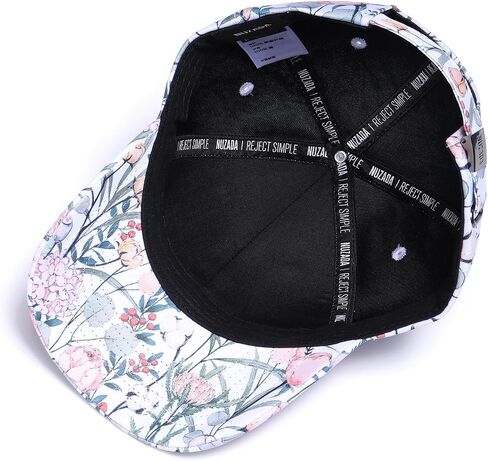 Baseball Cap Women Adjustable Floral Graphic Print Hat Stylish in Saudi Arabia