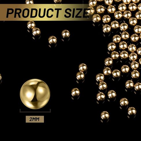 40 قطعة 1/2 بوصة كرات تحمل نحاسية صلبة دقيقة، كرات نحاسية معدنية للمحامل والصمامات والآلات والأكواب والديكورات in Kuwait