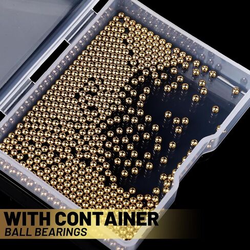 40 قطعة 1/2 بوصة كرات تحمل نحاسية صلبة دقيقة، كرات نحاسية معدنية للمحامل والصمامات والآلات والأكواب والديكورات in Kuwait