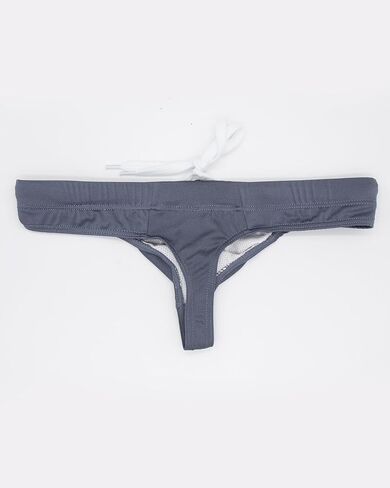 MIZOK Mens Sexy T-Back Thong Swimsuit G String Pouch Swimwear Quick Dry Bikini with Drawstring in Saudi Arabia