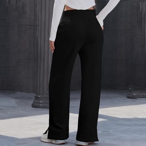Lounge Pants Women Wide Leg Sweatpant for Womens Elastic Drawstring Casual Straight Leg Trouser with Pocket in Saudi Arabia