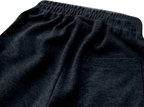 Boys and Grils Cotton Pants Trendy Wide Leg Trousers Y2k Elastic Waist Pant Solid Color Stretch Pants with Pockets in Saudi Arabia