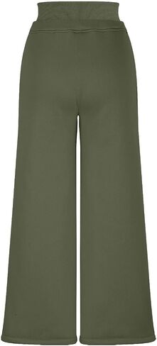 Lounge Pants Women Wide Leg Sweatpant for Womens Elastic Drawstring Casual Straight Leg Trousers with Pockets in Saudi Arabia