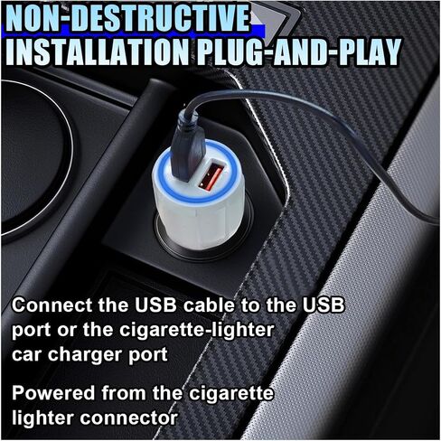 Car HUD GPS Digital Speedometer, MPH Speed Meter with LED Large Font Head Up Display, Universal USB Cable Plug & Play Speed Gauge for Car, Truck, SUV, Motorcycle (MPH) in Saudi Arabia