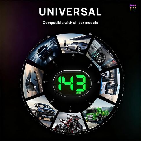 GPS Digital Speedometer for Car MPH, USB Connect Plug and Play for Car Truck Motor SUV All Vehicles, Automatic Brightness Adjustment,Large Font Display in Saudi Arabia