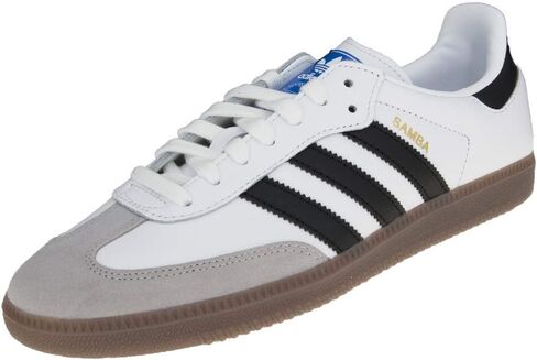 adidas Samba Og, Men's Sneaker, FTWR White Core Black Clear Granite, 12 in Saudi Arabia