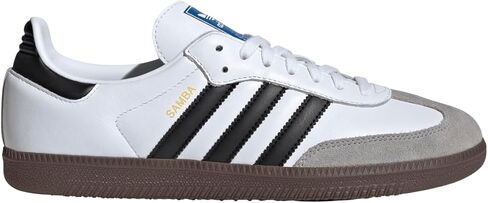 adidas Samba Og, Men's Sneaker, FTWR White Core Black Clear Granite, 12 in Saudi Arabia