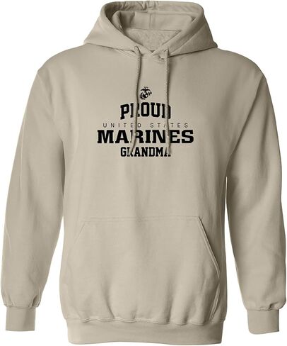 Proud Marines GRANDMA Adult Hooded Sweatshirt in Saudi Arabia