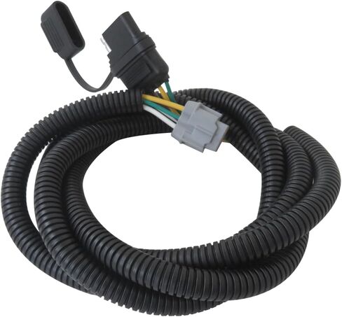 4-Way Flat Trailer Wiring Harness for Nissan Frontier 2005-2025 for Nissan Xterra 2005-2015 for Suzuki Equator 2009-2012 with 70 inches Wire for Towing in Saudi Arabia
