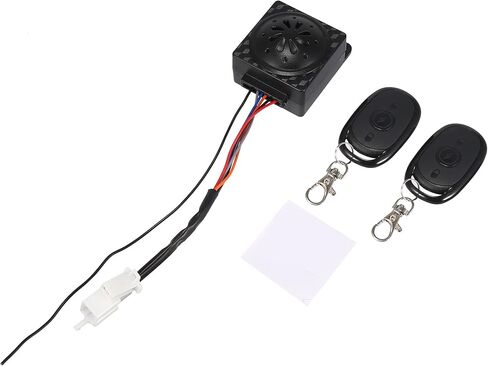 uxcell DC 48-72V Universal Motorcycle Keyless Anti-theft Security Alarm System Set with Remote Control Engine Start in Saudi Arabia