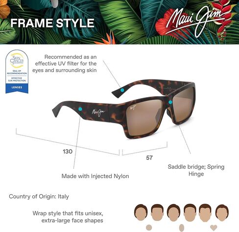 Maui Jim Kaolu Square Sunglasses in Kuwait