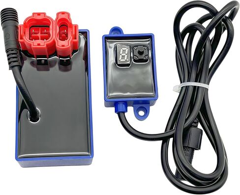 6 Pin Racing DC CDI Box Box Control Controw Control Control for GY6 50 125 150 200 250cc Scooter Moped ATV مع 1M سلك طوله 9 مراحل قابلة للتعديل رقميًا in Kuwait