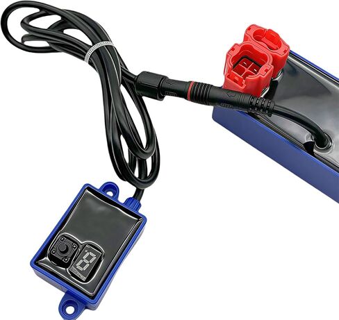 6 Pin Racing DC CDI Box Box Control Controw Control Control for GY6 50 125 150 200 250cc Scooter Moped ATV مع 1M سلك طوله 9 مراحل قابلة للتعديل رقميًا in Kuwait