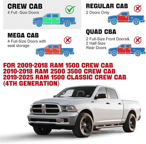 in-Channel Window Visors Rain Guards for Chevy Silverado/GMC Sierra 1500 2019-2025 Crew Cab, Window Deflectors Vent Visors for 2019-2025 Silverado 1500 Crew Cab, 4 Full-Size Doors in Kuwait