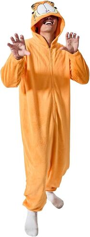 Bioworld Garfield Men's Onesie Costume Kigurumi With Hood in Saudi Arabia