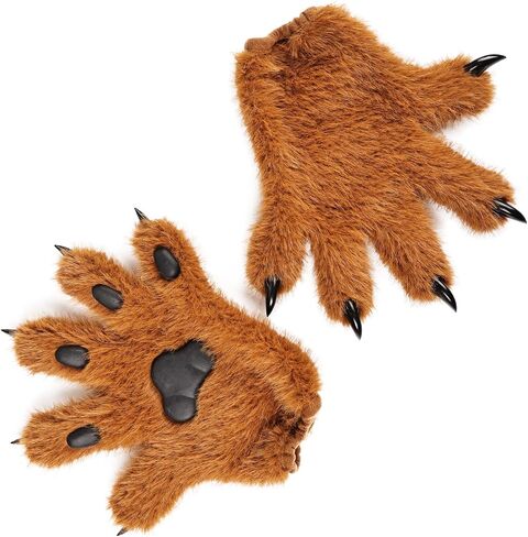 Tharaht Fursuit Paws Gloves الأصفاد القابلة للتعديل مناسبة لملابس حفل الأدوار in Kuwait