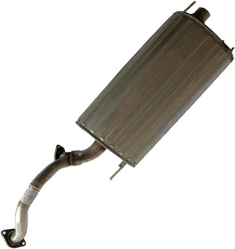 Northeastern Exhaust | Stainless Steel Intermediate Pipe, Muffler, Resonator Pipe Exhaust System Kit Compatible for Toyota Land Cruiser LX470 1998-2005 4.7L | Includes Gasket & Clamp in Saudi Arabia