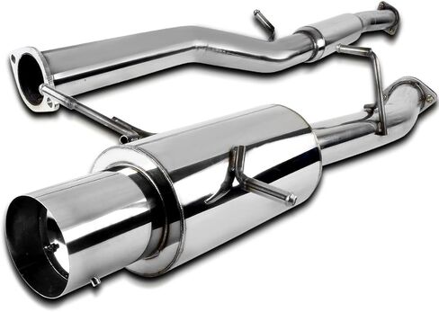 Spec-D Tuning Stainless N1 Catback Exhaust System Compatible with 2002-2007 Subaru Impreza WRX Sti 2.0L 2.5L in Saudi Arabia