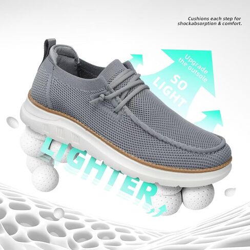 رجال القوارب المتسكعون قسيمة على شبكات مشوية أحذية الأعمال التجارية Oxfords أحذية رياضية خفيفة الوزن مريحة ناعمة ناعمة in Kuwait