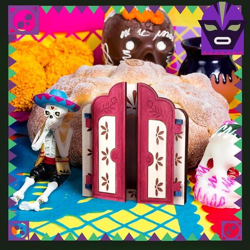 Yalikop 3 PCS Dia de de los Muertos Decorations Wooden Ofrenda Albled Shadow Box frame for Crafts Saints and Photos و 12 Color in Saudi Arabia