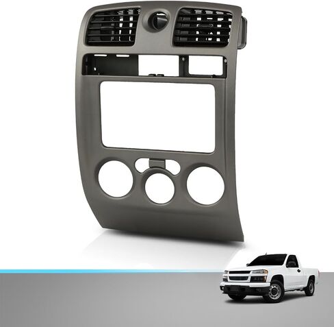 ANDPLAY Radio Dash Bezel Trim Panel Compatible with Chevy Colorado GMC Canyon 2004 2005 2006 2007 2008 2009 2010 2011 2012 Gray in Saudi Arabia
