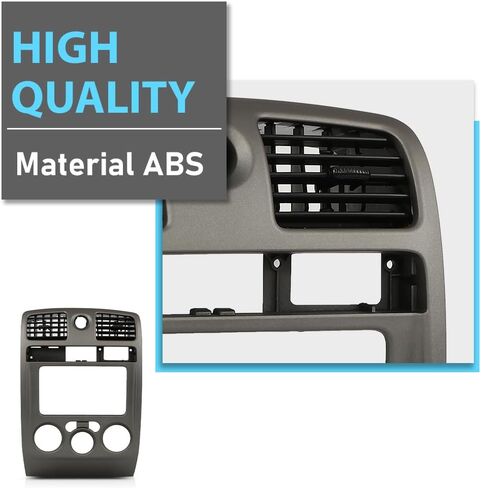 ANDPLAY Radio Dash Bezel Trim Panel Compatible with Chevy Colorado GMC Canyon 2004 2005 2006 2007 2008 2009 2010 2011 2012 Gray in Saudi Arabia